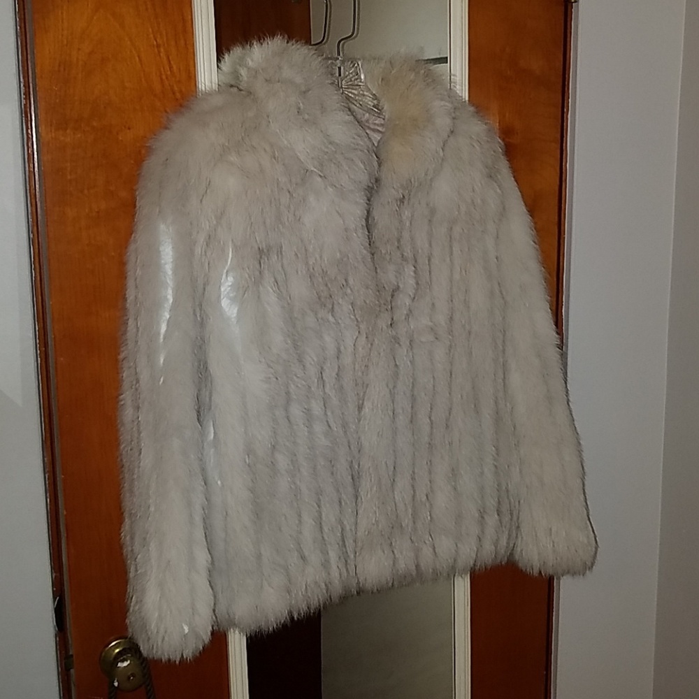 Genuine Blue Fox Jacket